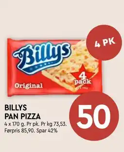 Coop Mega BILLYS PAN PIZZA tilbud