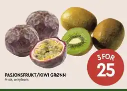 Coop Mega PASJONSFRUKT/KIWI GRØNN tilbud