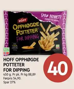 Coop Mega HOFF OPPHØGDE POTTETER FOR DIPPING tilbud