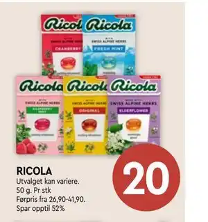 Coop Mega RICOLA tilbud