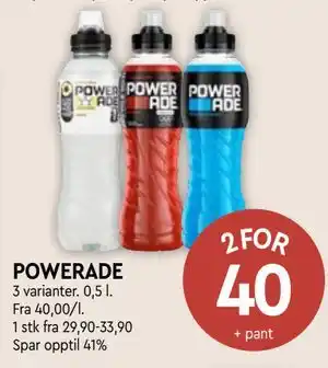 Coop Mega POWERADE tilbud