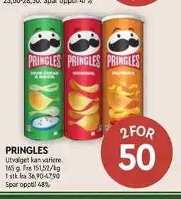 Coop Mega PRINGLES tilbud