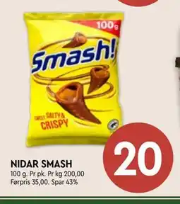 Coop Mega NIDAR SMASH tilbud