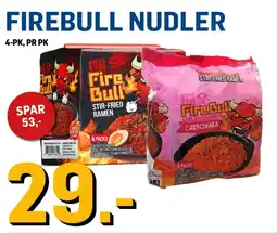 Price Lagerbutikk Firebull nudler tilbud