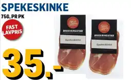 Price Lagerbutikk Spekeskinke tilbud