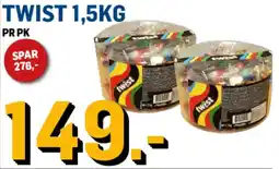 Price Lagerbutikk Twist 1,5kg tilbud