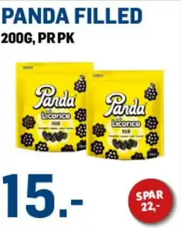 Price Lagerbutikk Panda filled tilbud
