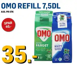 Price Lagerbutikk Omo refill 7,5dl tilbud