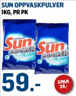 Price Lagerbutikk Sun oppvaskpulver tilbud