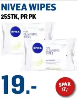 Price Lagerbutikk Nivea wipes tilbud