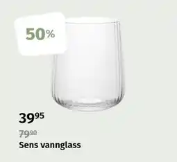 Nille Sens vannglass tilbud