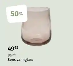 Nille Sens vannglass tilbud