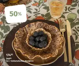 Nille Fat / Dekketallerken Mangotre tilbud