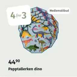 Nille Papptallerken dino tilbud