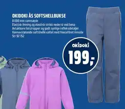 Coop Obs Okidoki ås softshellbukse tilbud