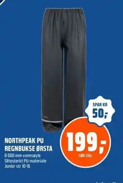 Coop Obs Northpeak pu regnbukse ørsta tilbud
