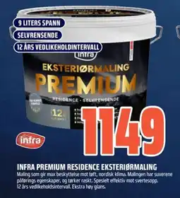 Coop Obs Infra premium residence eksteriørmaling tilbud