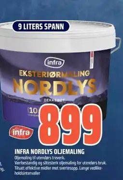 Coop Obs Infra nordlys oljemaling tilbud