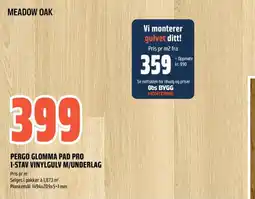 Coop Obs PERGO GLOMMA PAD PRO 1-STAV VINYLGULV M/UNDERLAG tilbud