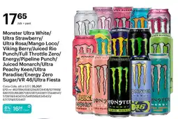 Storcash Monster Ultra White/ Ultra Strawberry/ Ultra Rosa/Mango Loco/ Viking Berry/Juiced Rio Punch/Full Throttle Zero/ Energy tilbud