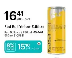 Storcash Red Bull Yellow Edition tilbud