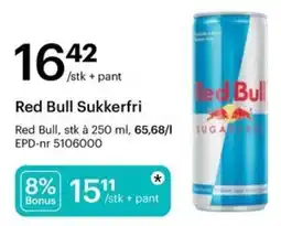 Storcash Red Bull Sukkerfri tilbud