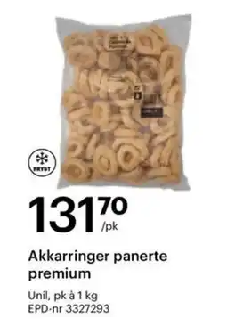 Storcash Akkarringer panerte premium tilbud