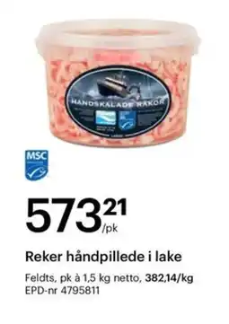 Storcash Reker håndpillede i lake tilbud