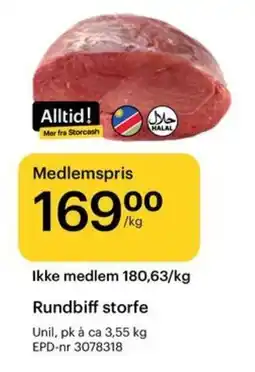 Storcash Rundbiff storfe tilbud