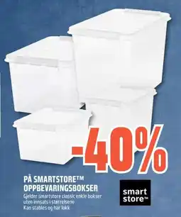 Obs Bygg På smartstore™m oppbevaringsbokser tilbud
