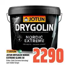 Obs Bygg Jotun drygolin nordic extreme glans 50 tilbud