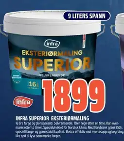 Obs Bygg Infra superior eksteriørmaling tilbud