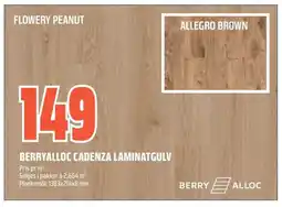 Obs Bygg Berryalloc cadenza laminatgulv tilbud