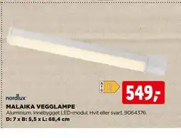 jem & fix MALAIKA VEGGLAMPE tilbud