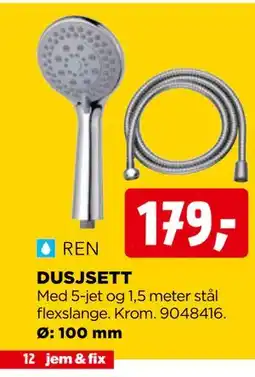 jem & fix DUSJSETT tilbud