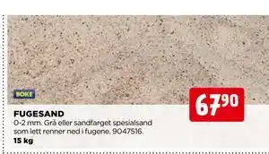 jem & fix FUGESAND tilbud