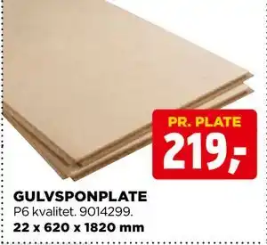 jem & fix GULVSPONPLATE tilbud