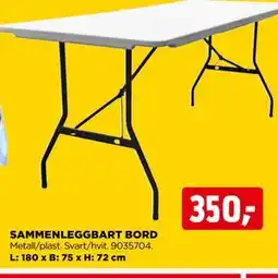 jem & fix SAMMENLEGGBART BORD tilbud