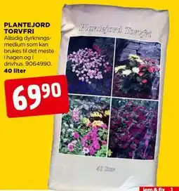 jem & fix PLANTEJORD TORVFRI tilbud