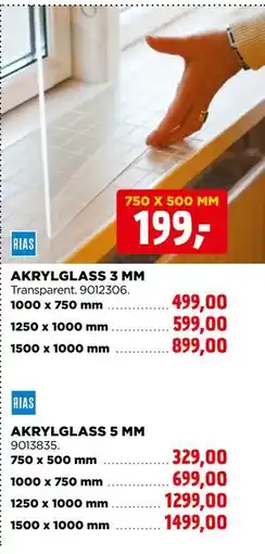 jem & fix AKRYLGLASS 5 MM tilbud
