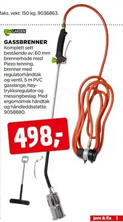 jem & fix GASSBRENNER tilbud