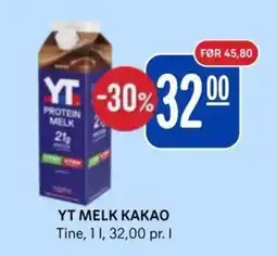 Rema 1000 Yt melk kakao tilbud