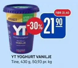 Rema 1000 YT YOGHURT VANILJE tilbud