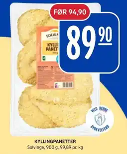 Rema 1000 Kyllingpanetter tilbud