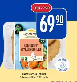 Rema 1000 Crispy kyllingfilet tilbud