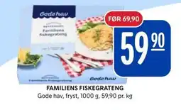 Rema 1000 FAMILIENS FISKEGRATENG tilbud