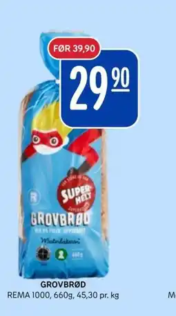 Rema 1000 Grovbroo tilbud