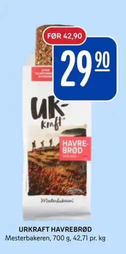 Rema 1000 Urkraft havrebrød tilbud