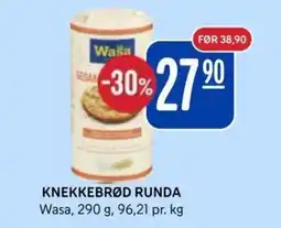 Rema 1000 Knekkebrød runda tilbud