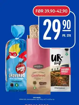 Rema 1000 Grovbrød tilbud
